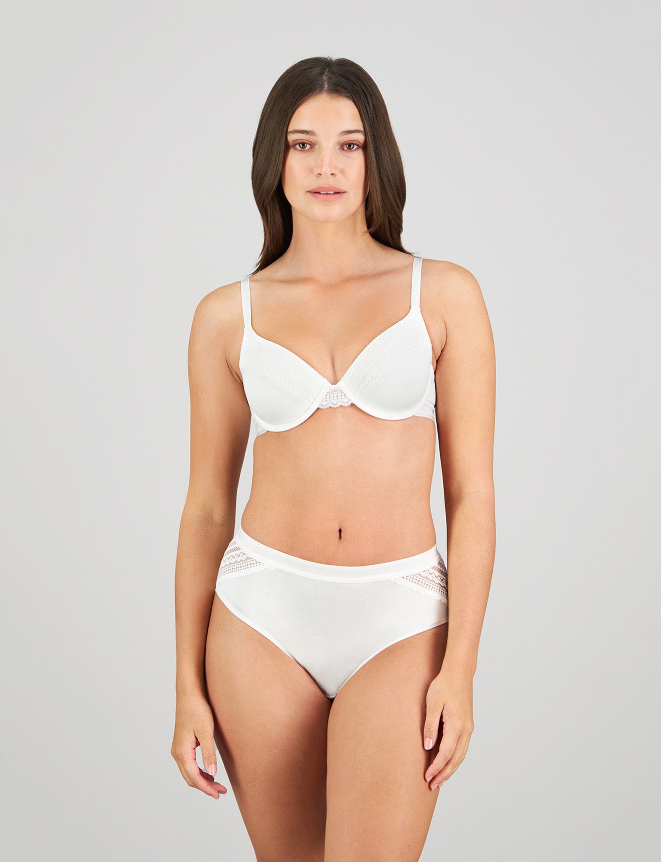 Angelica Midi in WHITE. Feature shot