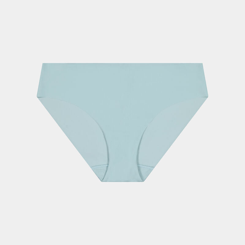 No Show Bikini in ETHER. Flat lay front view