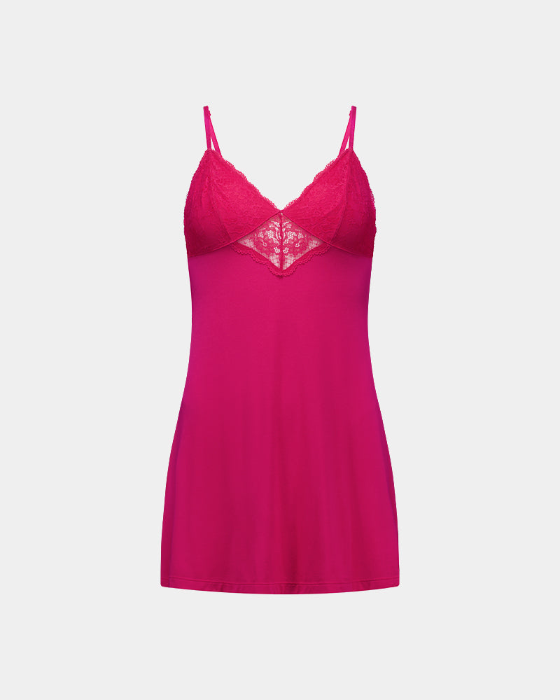 Cassie Chemise in JAZZY. Flat lay front view