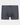 Cotton Stretch Mens Trunk in CHAR BLACK. Flat lay front view