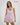 Model wears Sweet Indulgence Cami & Short in PALE LILAC. On body front view