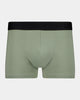 Everyday Essential Mens Trunk in ICEBERG GREEN. Flat lay front view