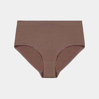 Seamless Bikini in MOCHA. Flat lay front view
