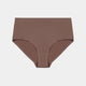 Seamless Bikini in MOCHA. Flat lay front view