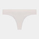 Seamless Thong in WHITE. Flat lay front view