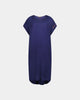 Belle Bamboo Nightie in EVENING BLUE. Flat lay front view