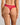 Model wears Light Lace Thong in JAZZY. On body back view