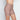 Model wears Everyday Light Hold Chafer Short in MOCHA. On body side view