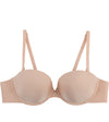My Fit Smooth Strapless Bra in FRAPPE. Flat lay front view