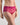 Model wears All Lacey Full Brief in FANTASY FUCHSIA. On body side view
