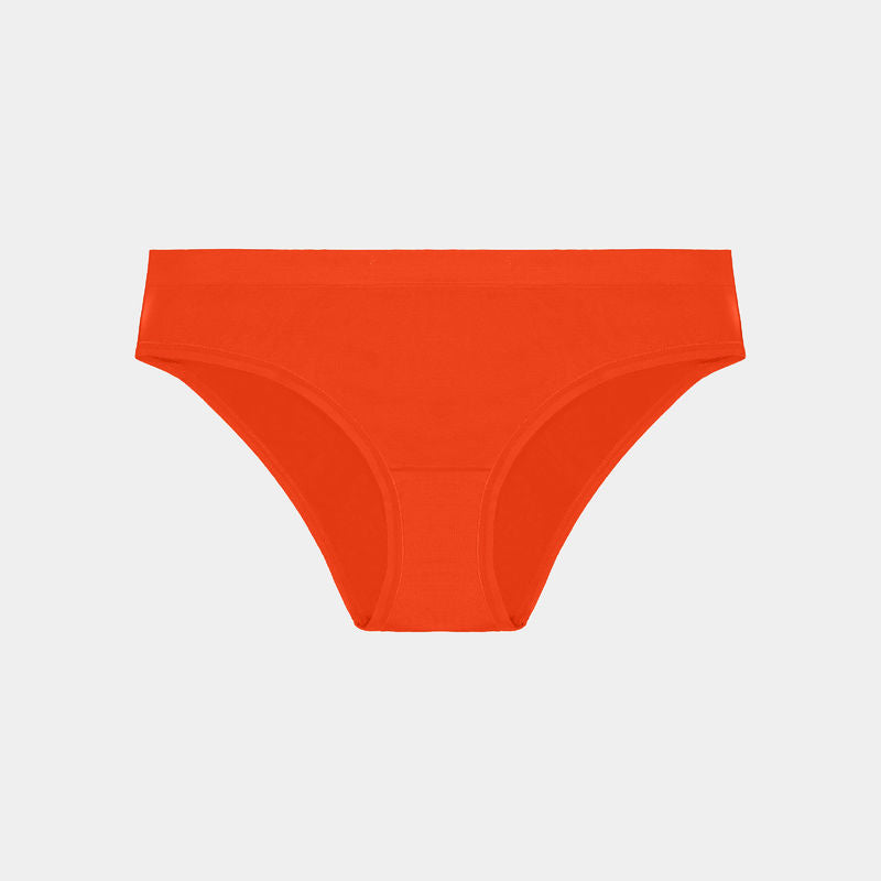 Seamless Bikini in FIESTA. Flat lay front view