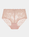 All Lacey Full Brief in LATTE. Flat lay front view