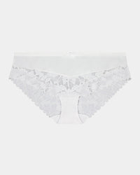 Alice Midi in WHITE. Flat lay front view