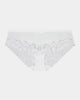 Alice Midi in WHITE. Flat lay front view