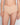 Model wears Bamboo Bodywear Full Brief in CARAMEL. On body front view