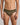 Model wears Bamboo Mens Brief in DARK OLIVE. On body front view