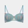 Giselle Contour Bra in PORCELAIN/TUSCANY. Flat lay front view
