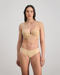 My Fit Smooth Strapless Bra in FRAPPE. Feature shot