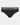 Cotton Low-Rise Mens Brief in BLACK. Flat lay front view