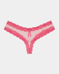 Alessandra Thong in ICY PINK/PINK LEMONADE. Flat lay front view