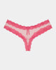 Alessandra Thong in ICY PINK/PINK LEMONADE. Flat lay front view
