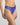 Model wears Sofia Thong in DAZZLING BLUE. On body side view
