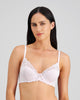 Model wears Embrace Contour Bra in FESTIVAL BLOOM. On body front view