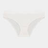 Seamless Bikini in WHITE. Flat lay front view