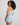 Smoothie Cami & Short Set in SKYWAY. Flat lay back view