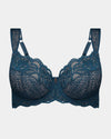Midnight Express Underwire Bra in REFLECTING POND. Flat lay front view