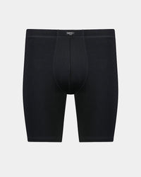 Sports Man Mens Trunk in BLACK. Flat lay front view