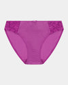 Baroque Bikini in RADIANT ORCHID. Flat lay front view