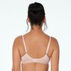 Model wears Bendon Body Wire Free Bra in LATTE. On body back view