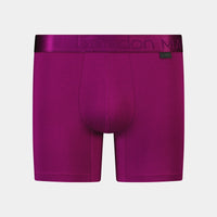 Bamboo Mens Trunk in MAGENTA PURPLE. Flat lay front view