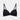 Chloe Contour Bra in BLACK. Flat lay front view