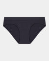 Seamless Soft Bikini in BLACK. Flat lay front view