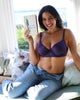 Bendon Body Contour Bra in PURPLE VELVET. Feature shot