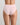 Model wears Seamless Soft Full Brief in ICY PINK. On body back view