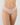 Model wears Au Naturel Thong in LATTE. On body front view