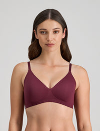 Model wears Comfit Collection Wire Free Bra in FIG. On body front view