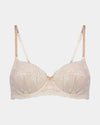 Sofia Underwire Bra in CAMEO. Flat lay front view