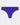 Seamless Soft Thong in DAZZLING BLUE. Flat lay front view
