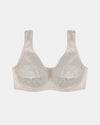 Carolina Underwire Bra in ANTIQUE WHITE. Flat lay front view