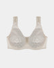 Carolina Underwire Bra in ANTIQUE WHITE. Flat lay front view