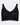 Comfit Collection Wire Free Bra in BLACK. Flat lay front view