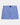 Classic Woven Mens Boxer in DELLA ROBBIA BLUE. Flat lay front view
