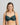 Model wears Felicia Underwire Bra in PONDEROSA PINE. On body front view