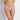 Model wears Stripe Elastic & Papertouch Tanga in CHALK VIOLET. On body front view