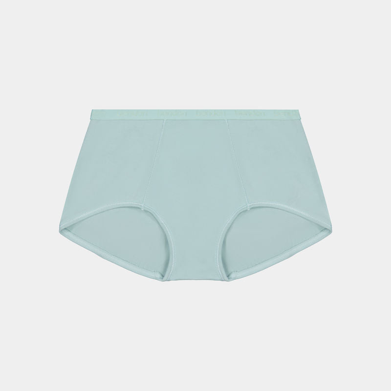 Body Cotton Full Brief in ETHER. Flat lay front view