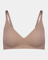 Comfit Collection Wire Free Bra in MOCHA. Flat lay front view